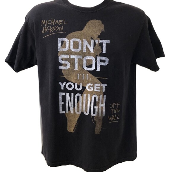 Vintage Michael Jackson Off The Wall Music Memorabilia Graphic Tshirt Medium - Picture 1 of 8